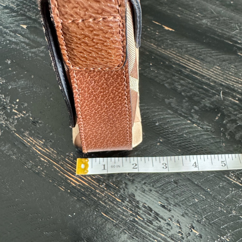 Givenchy Chocolate and Taupe Patterned Shoulder Bag - Picture 11 of 12